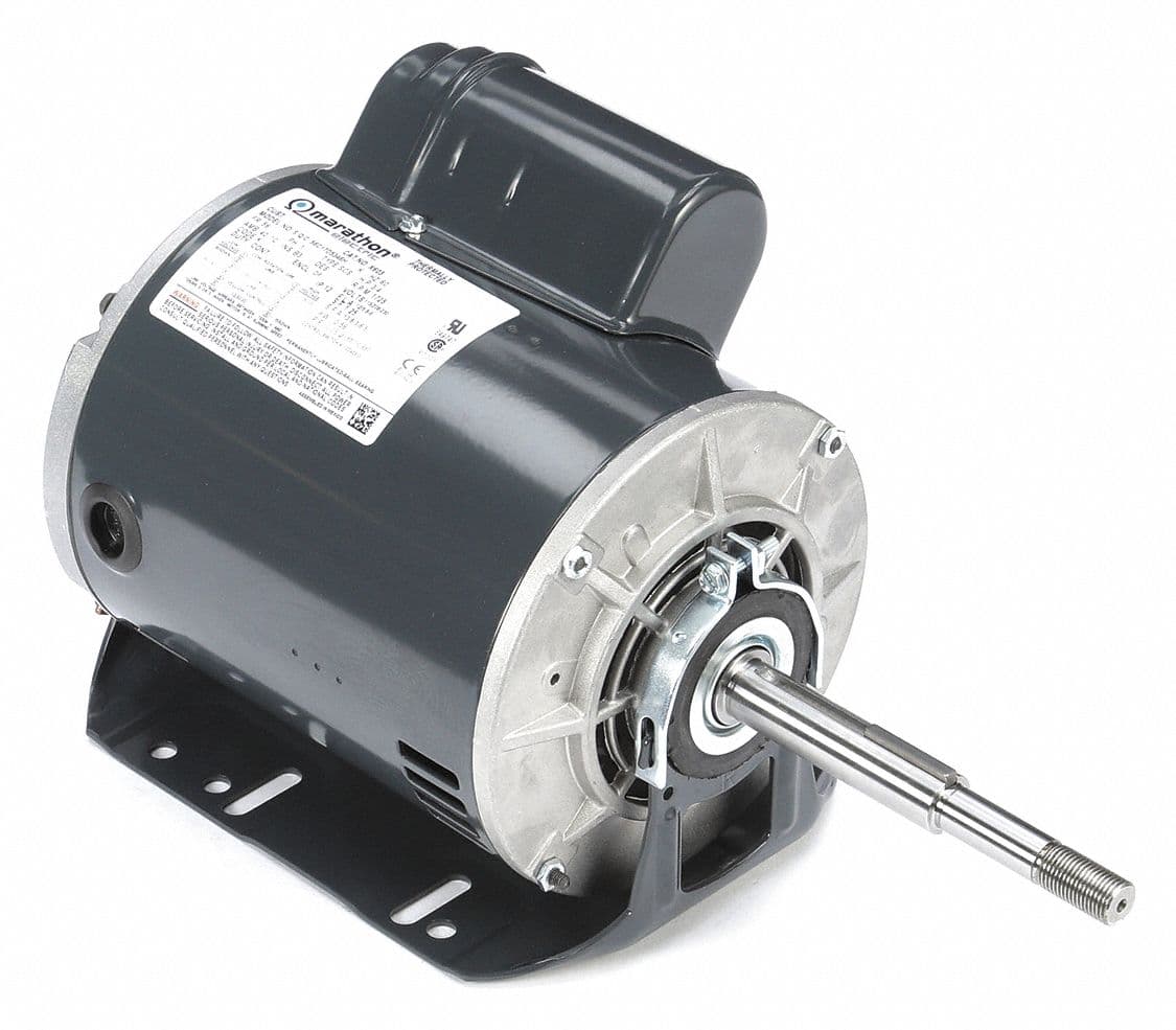 LEESON Dryer Motor: Cradle Base, Capacitor-Start, 3/4 hp, 1,725 RPM, 56 Frame Size, 115/208-230V AC - image 1