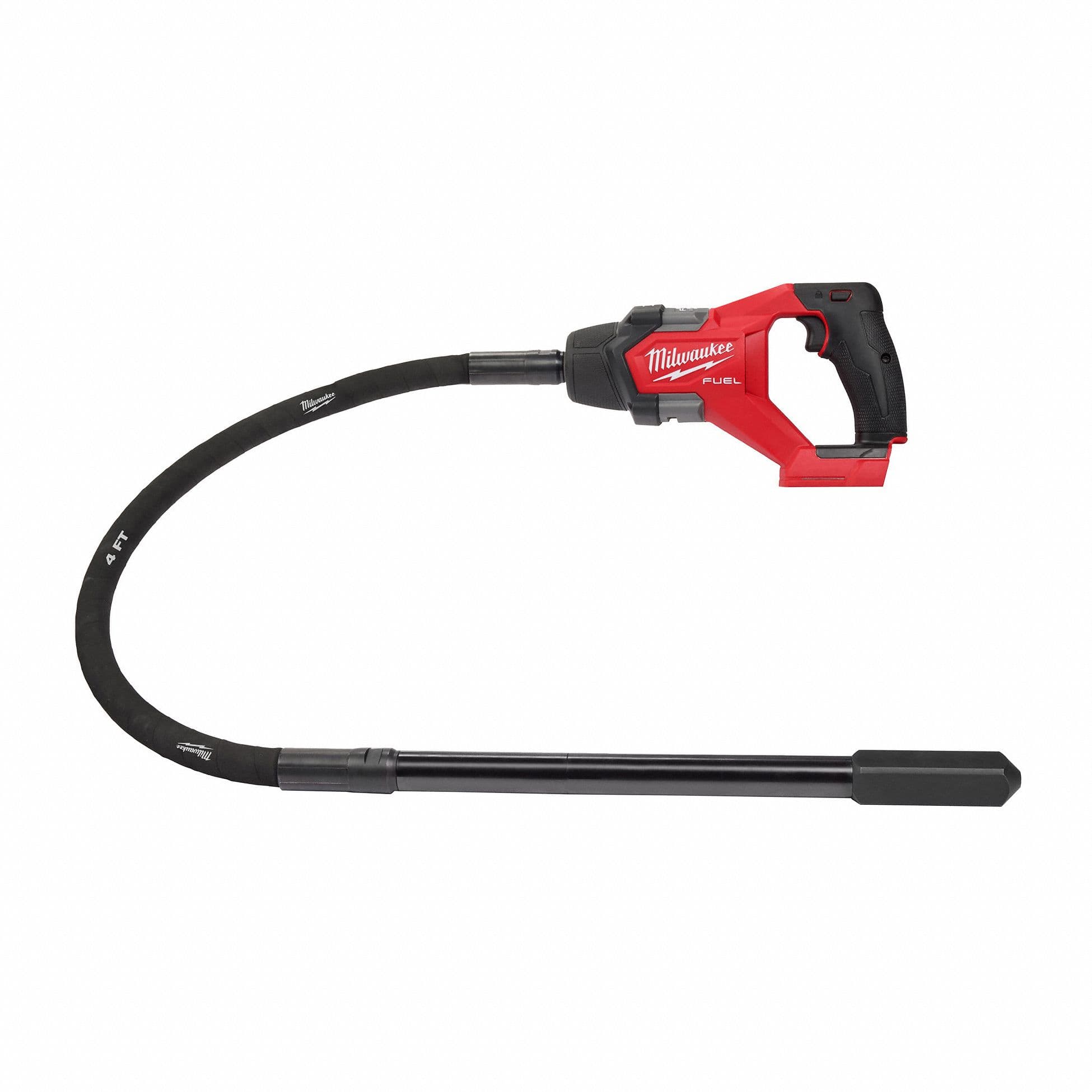 MILWAUKEE Cordless Concrete Vibrator: Handheld, 18V DC, 4 ft Lg, 1 in Dia, 4 in Radius - image 1