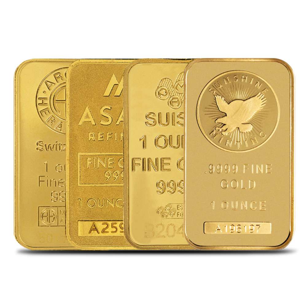 1 oz Gold Bar (Varied Condition, Any Mint) - image 1
