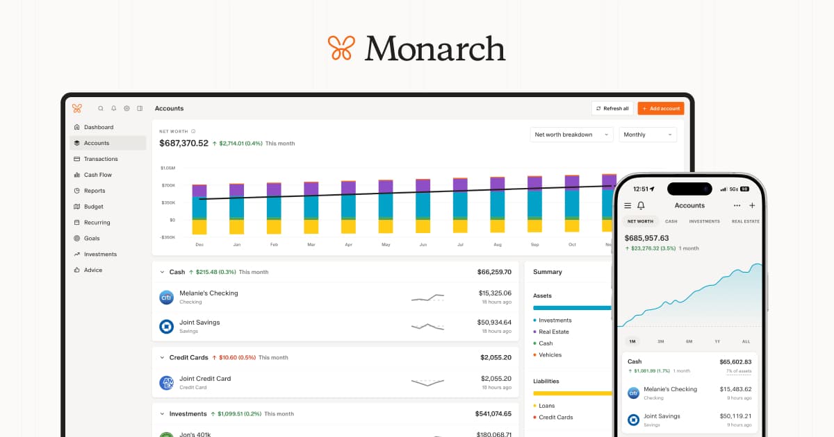 Monarch Personal Finance Platform - image 1