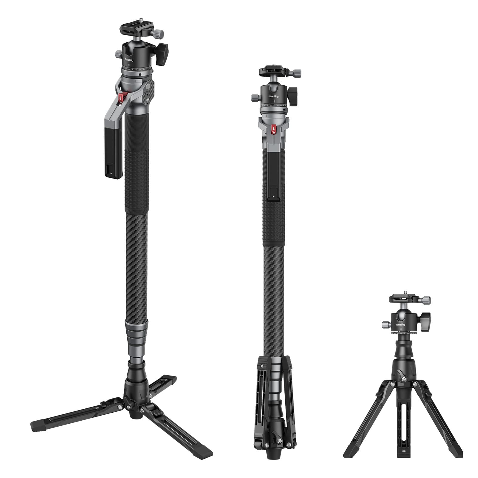 SmallRig Carbon Fiber Photography Monopod Tripod 166cm Height with Ball Head - image 1