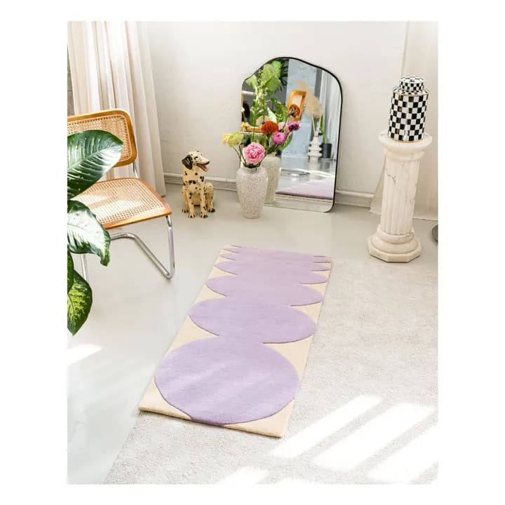 Bouncy Wool Rug Lilac - image 1