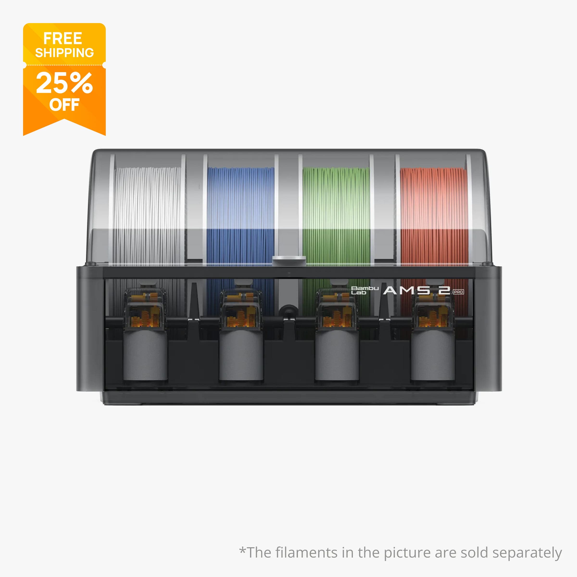 Bambu Lab AMS 2 Pro - Automatic Material System - A1 Series / Connect 1 or more AMS 2 Pro unit(s) - image 1