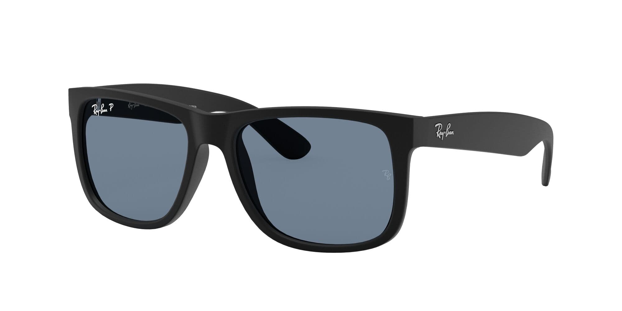 Ray-Ban Justin RB4165 622/2V 54 Rubber Black Dark Blue Pol - image 1