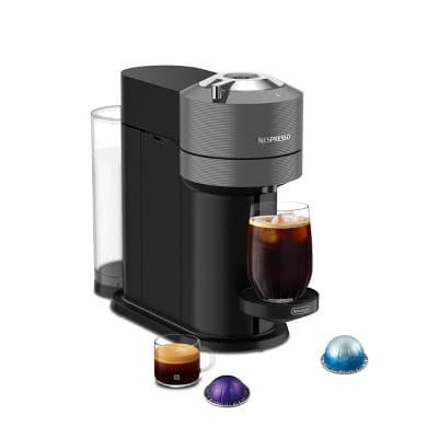Nespresso Vertuo Next Coffee and Espresso Maker by DeLonghi Gray: Compatible with Vertuo Line, 12 Capsules Included - image 1