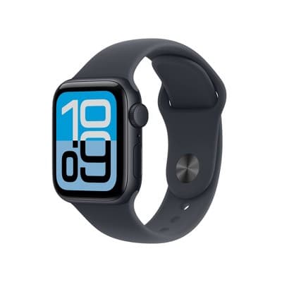 Apple Watch SE 3 GPS 40mm Midnight Aluminum Case with Midnight Sport Band - S/M - image 1