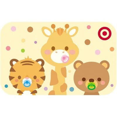 3 Cute Animals Target GiftCard $20 - image 1