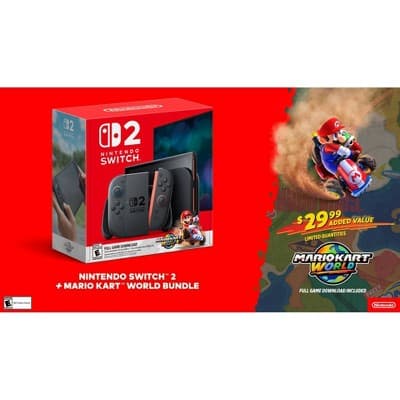 Nintendo Switch 2 Console + Mario Kart World Bundle (Digital Download) - image 1