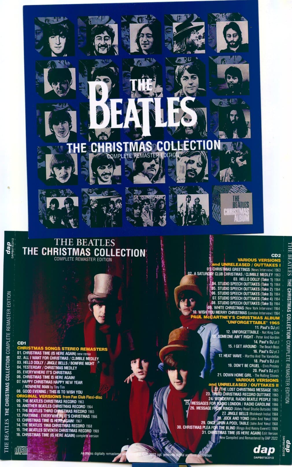 The Beatles – The Christmas Collection (Complete Remaster Edition) (2 CD Set) (2022 DAP) - image 1