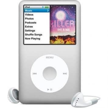 Apple iPod Classic 7th Generation 160GB Silver Refurbished - image 1