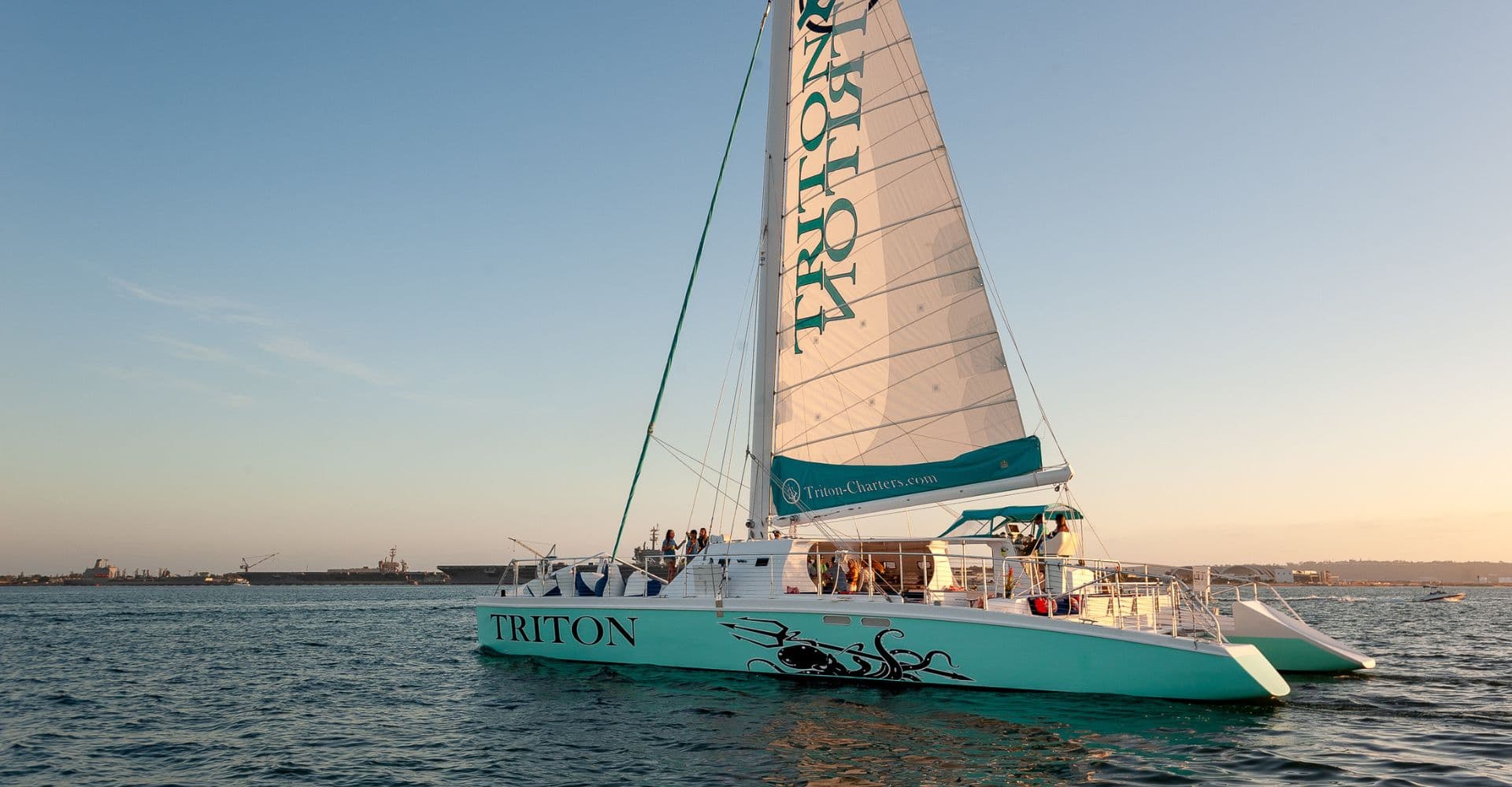 Triton 75FT Catamaran Yacht Rental San Diego - image 1