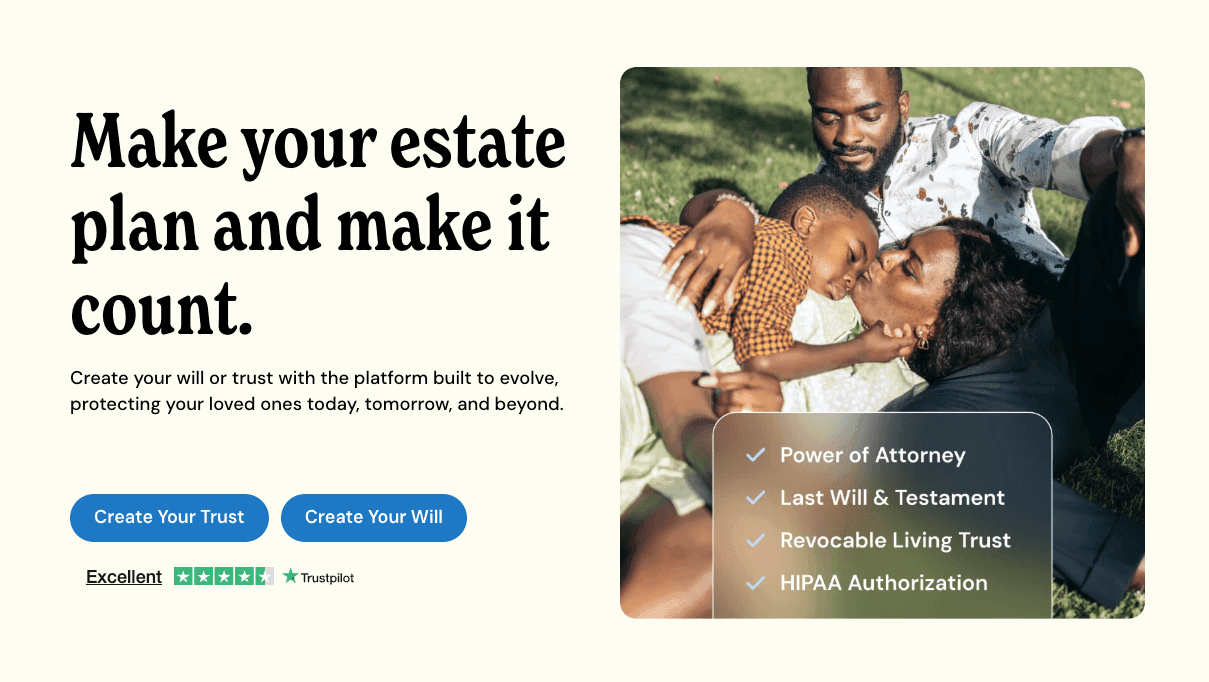 Estate Planning - Create an Online Will and Trust | Trust & Will - image 1
