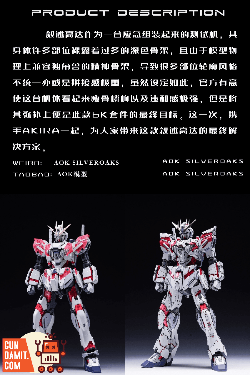 AOK Model 1/100 Mobile Suit RX-9/C Gundam NT Narrative Garage Kit - image 1