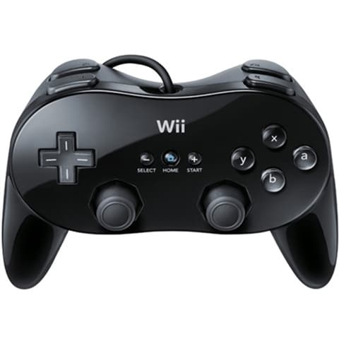 Nintendo Wii Official Classic Controller Pro - Black, C - image 1