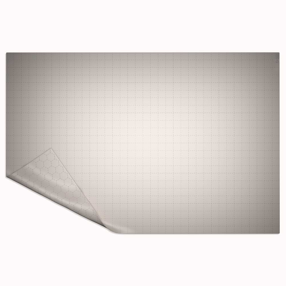 Game Mat | Parchment | 36 x 24 inch | Square &amp;amp; Hex Grids (1 inch) - image 1