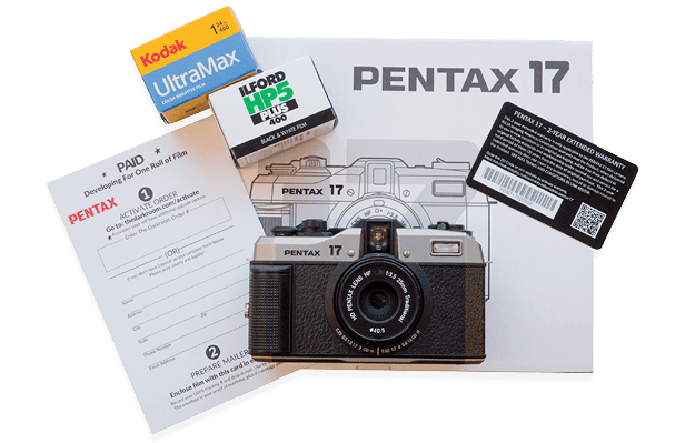 PENTAX 17 Half-Frame 35mm Film Camera Kit - image 1