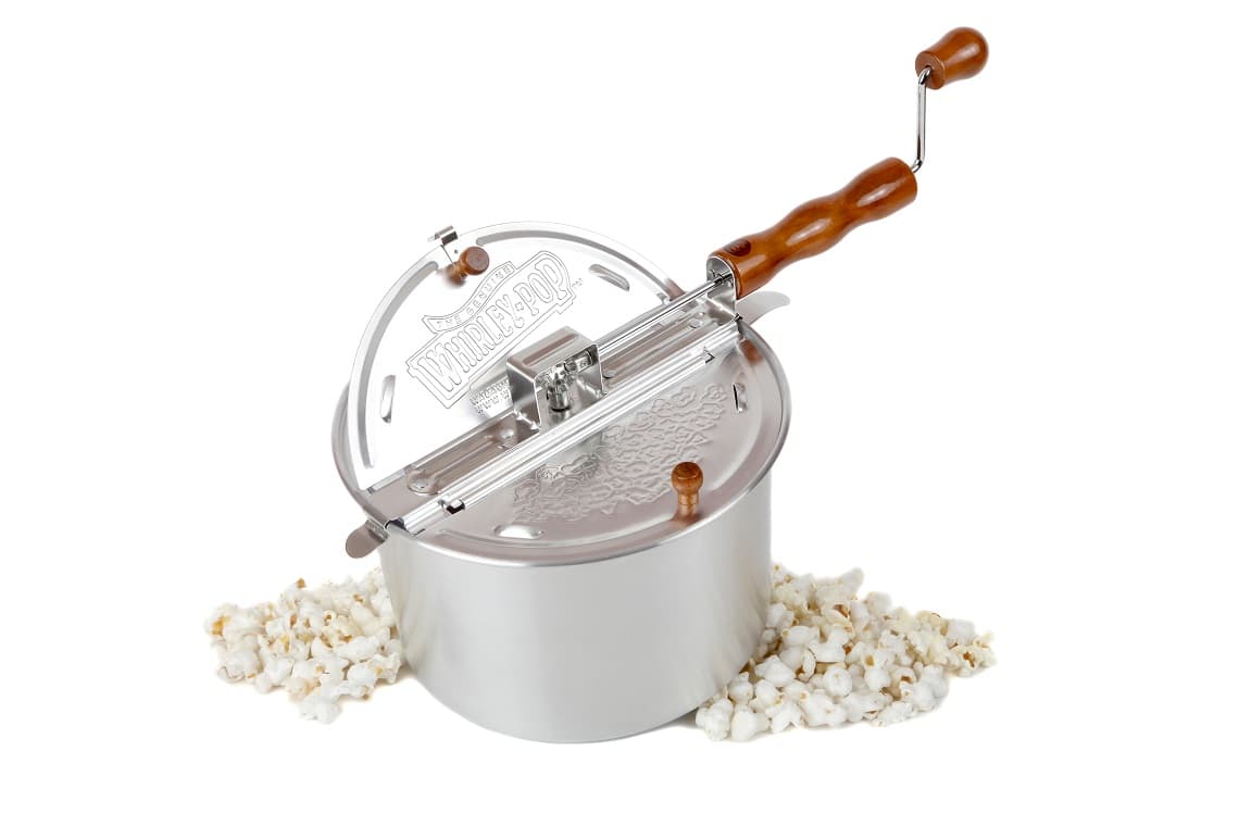Whirley Pop™ Stovetop Popcorn Popper – Original Silver - image 1
