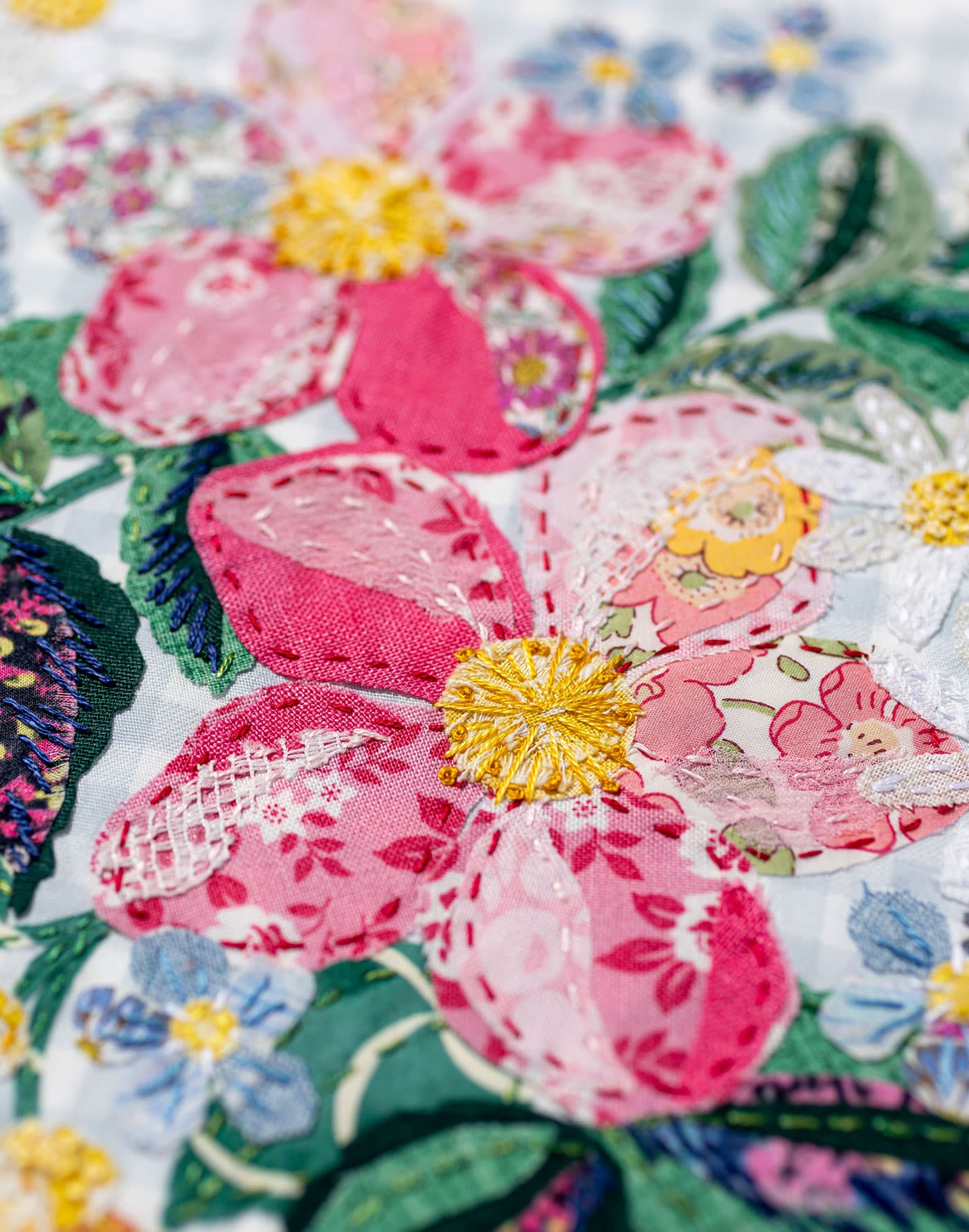 Folk Fleur Slow-Stitching Kit - image 1
