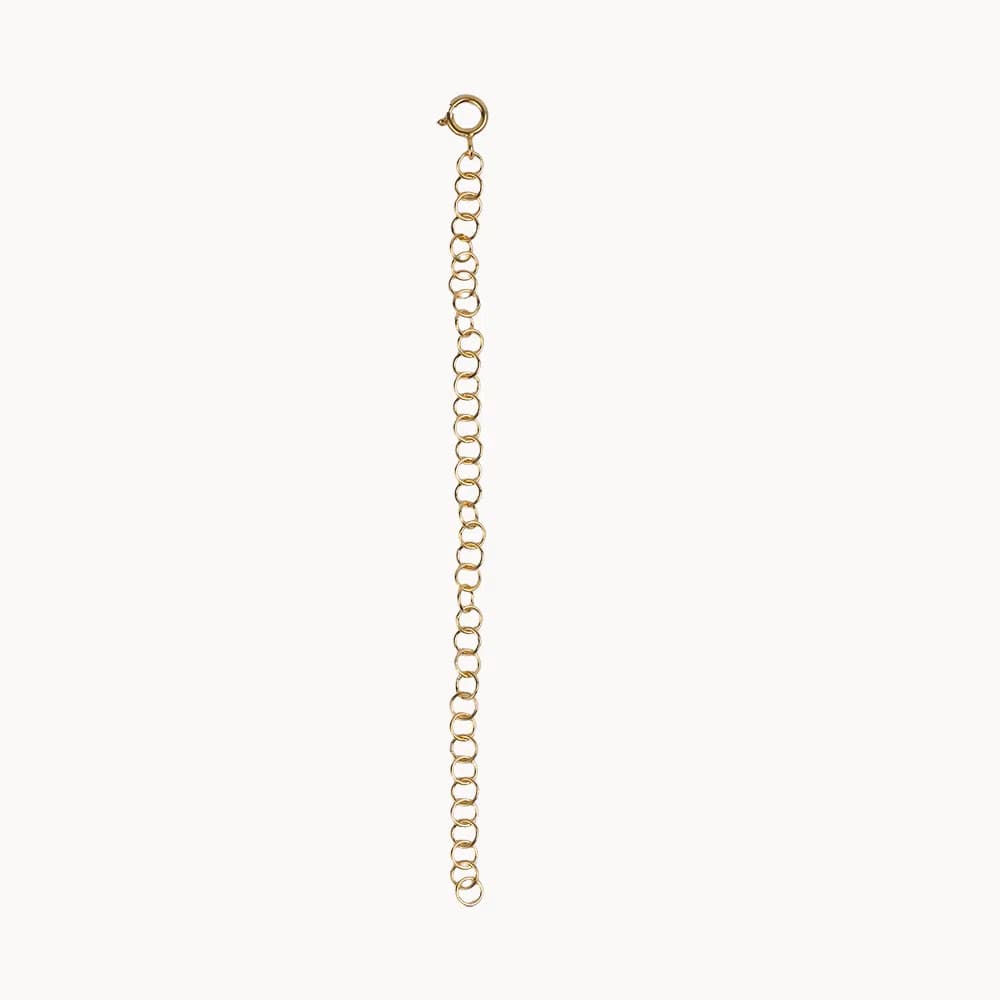 Predlžovacia retiazka 10 cm, pozlátená 18k zlatom - image 1