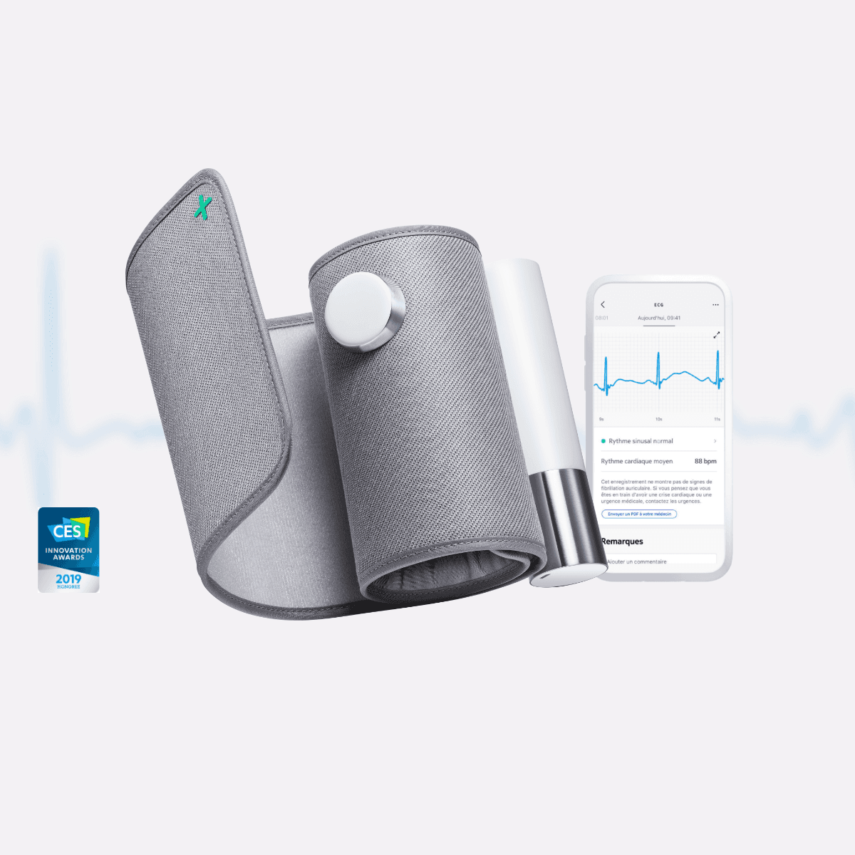 Withings BPM Core Smart Blood Pressure Monitor with ECG & Digital Stethoscope - image 1
