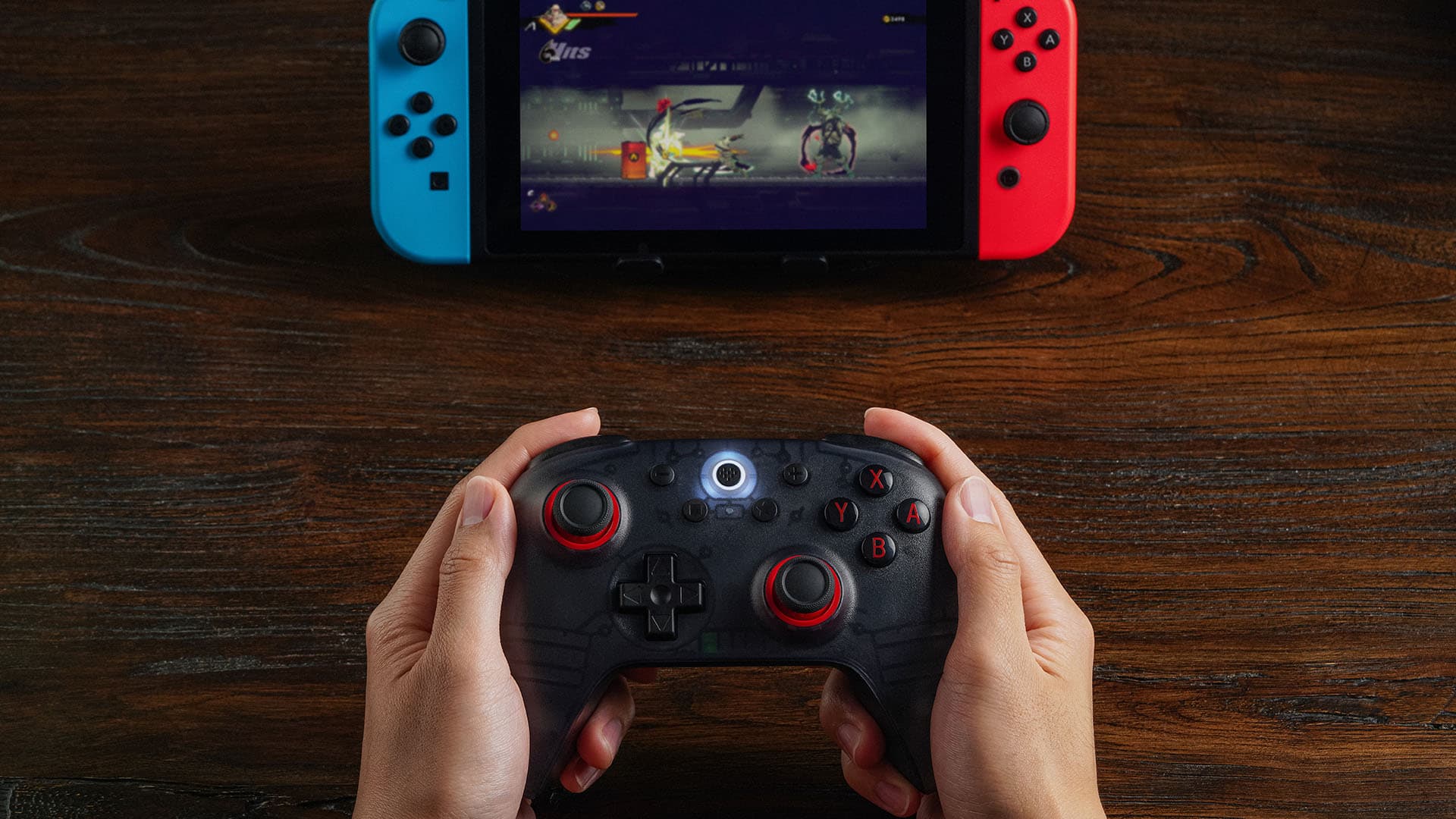 8BitDo Ultimate 2C Bluetooth Controller Transparent Black Edition - image 1