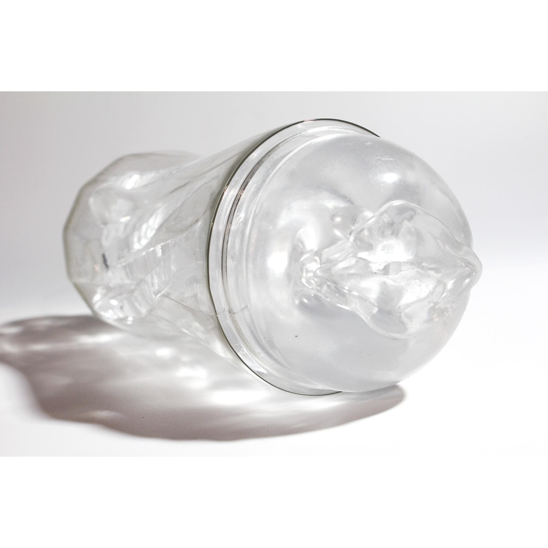 Textured Crystal Clear Stroker - Male Masturbators | Adam & Eve - image 1