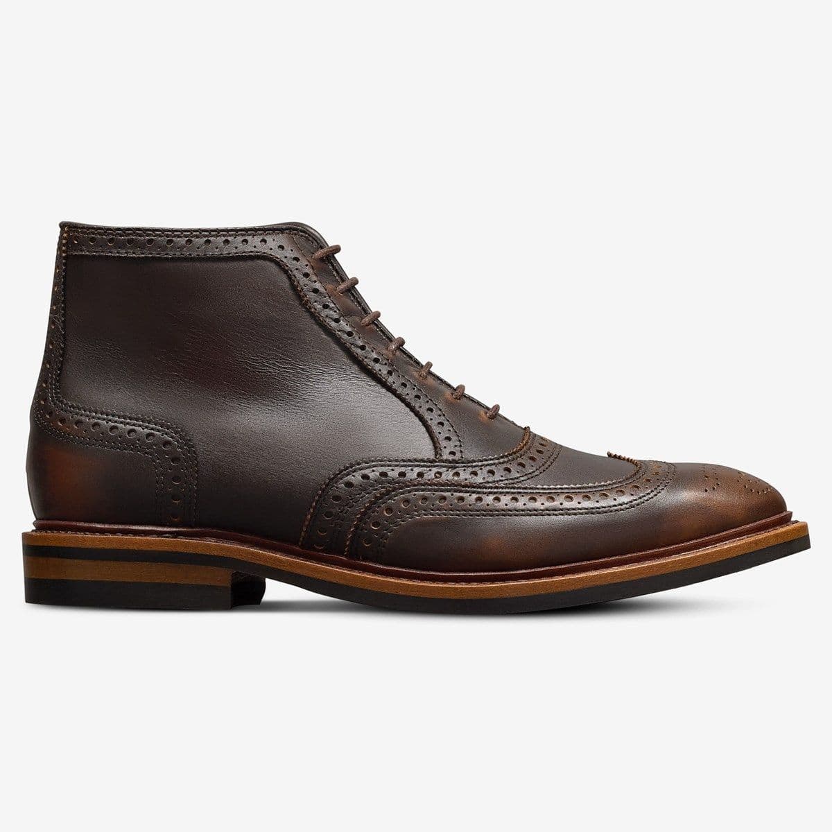 Men's McAllister Wingtip Oxford Dress Boot - Vintage Hickory Leather - image 1