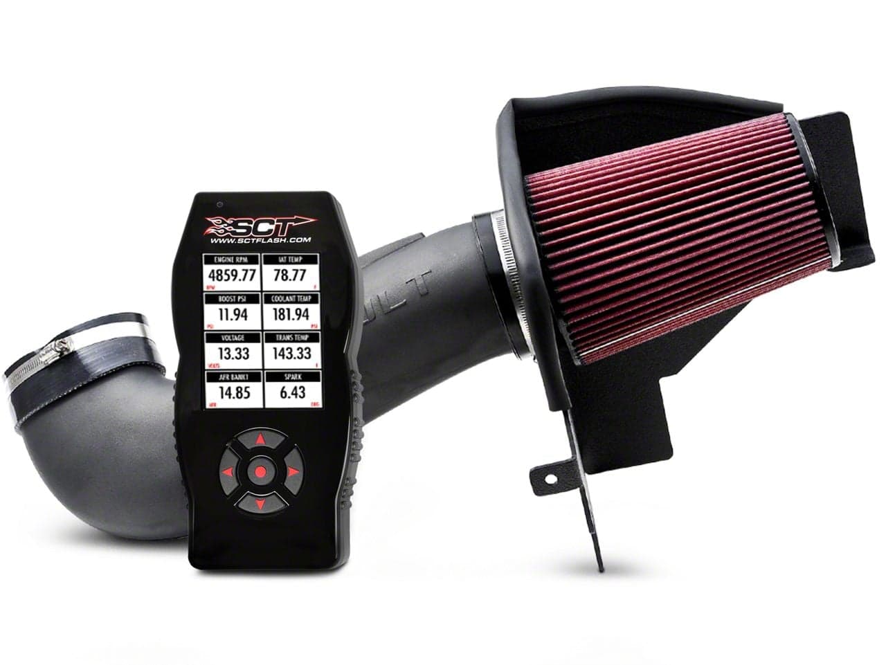 JLT Series 3 Cold Air Intake and BAMA X4/SF4 Power Flash Tuner (05-09 Mustang GT) - image 1