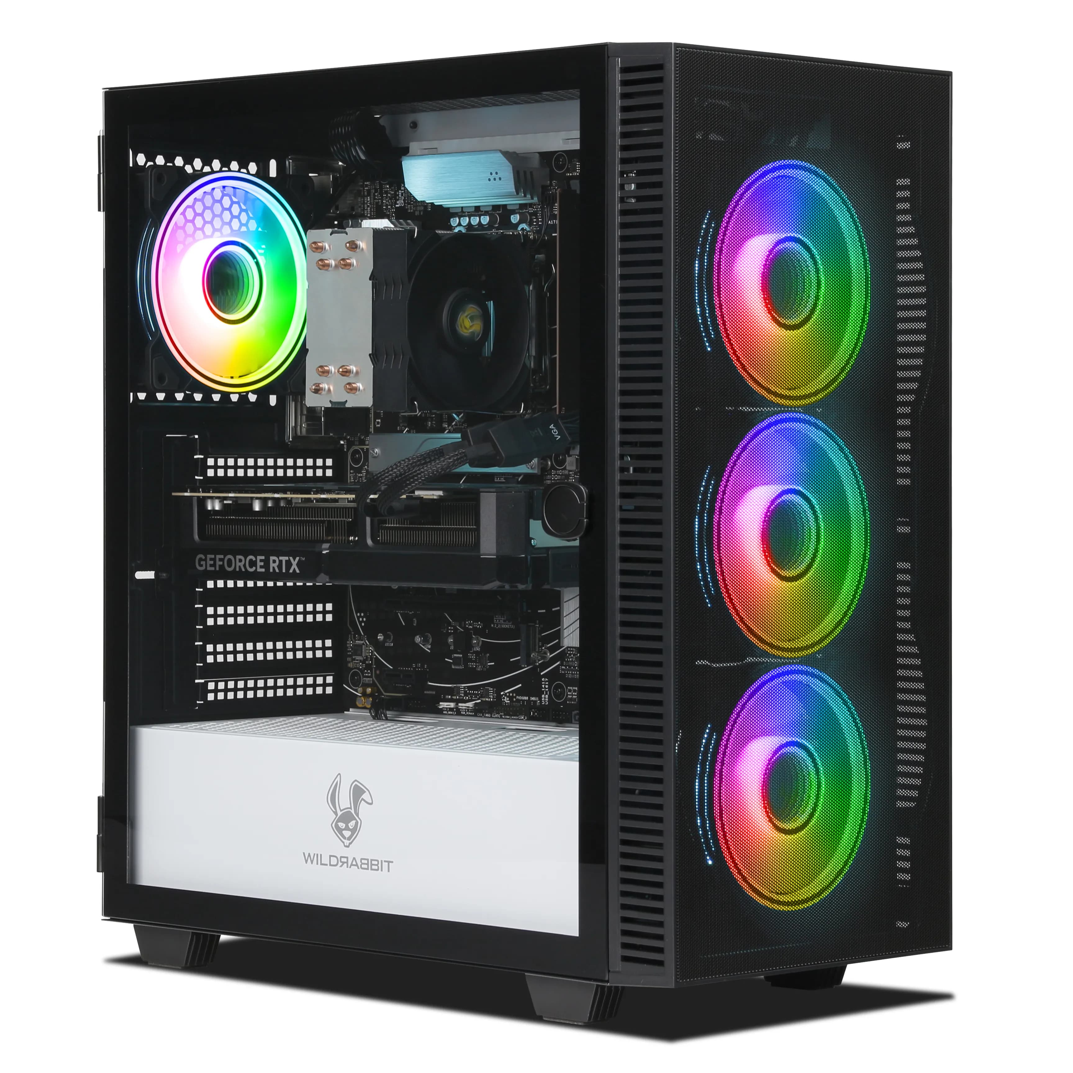 Gaming PC | AMD Ryzen 7 9800X3D | Nvidia GeForce RTX 5070 12GB | 32GB DDR5 RAM | 1TB NVMe SSD | Windows 11 | WLAN & Bluetooth | Libre Office - image 1