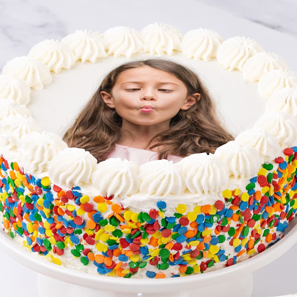 Happy Birthday Photo Cake - image 1