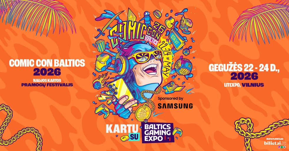 Comic Con Baltics 2026 3 Day Pass (Savaitgalio Bilietas) - image 1