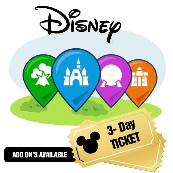 3 Day Ticket - Disney Florida - image 1