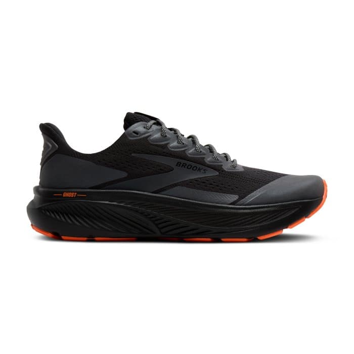 Brooks Ghost 17 Hi-Vis Limited Edition Men's Road Running Shoes Black Orange - image 1