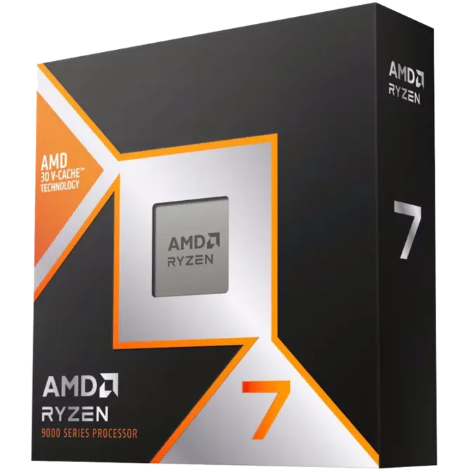 AMD Ryzen 7 9800X3D AM5 8-Core CPU (No Cooler) - image 1