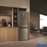 Haier HDPW3618DNPK Fridge Freezer D Rated Inox - image 1