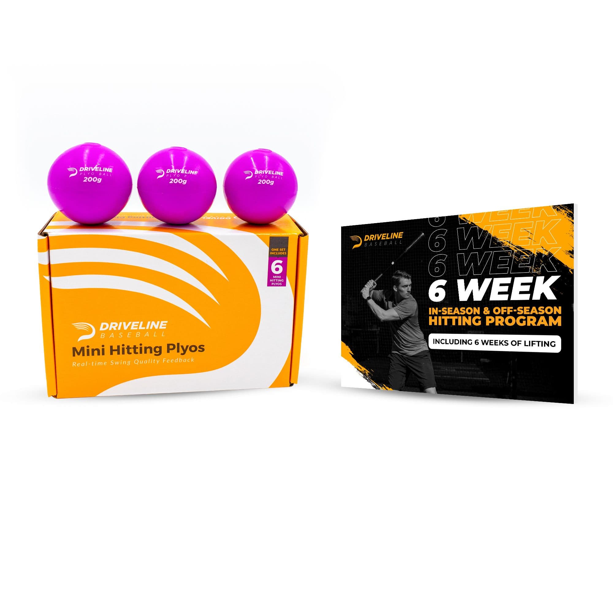 Driveline Mini Hitting PlyoCare® Balls Set of 6 - image 1