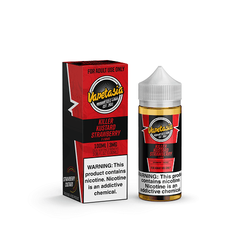 Vapetasia Killer Kustard Strawberry 100ml Vape Juice - image 1