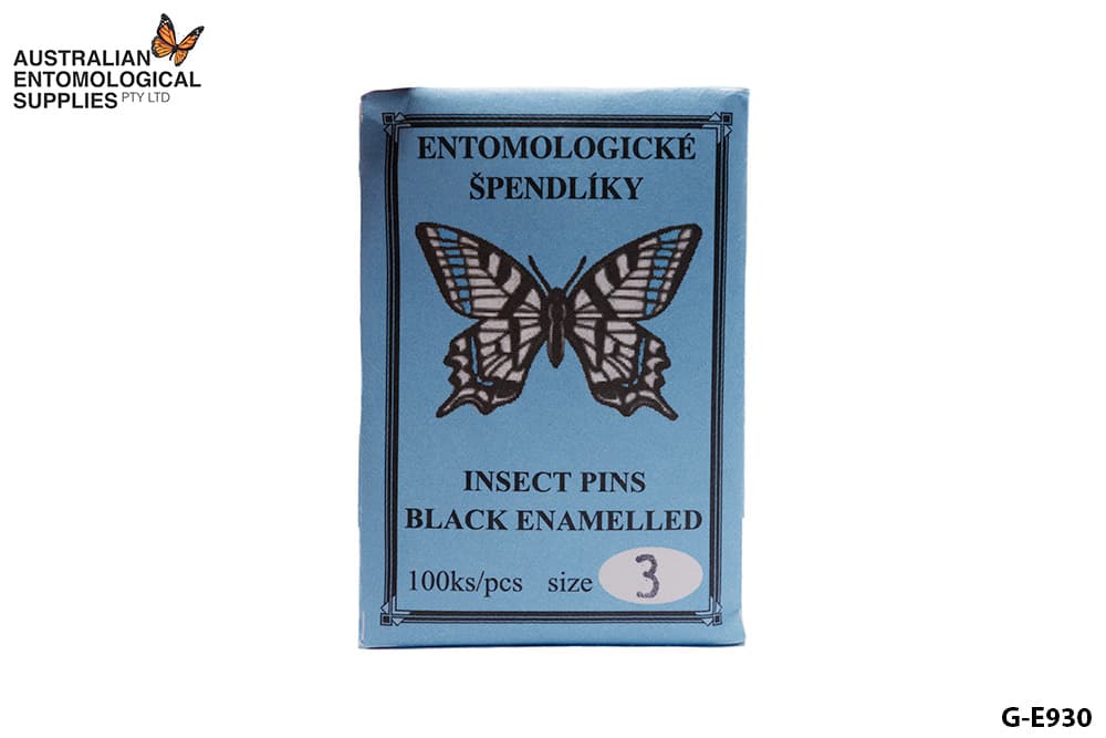 Insect Pins – Spendliky (Stainless Steel/Black Enameled Steel with Nylon Head) - image 1