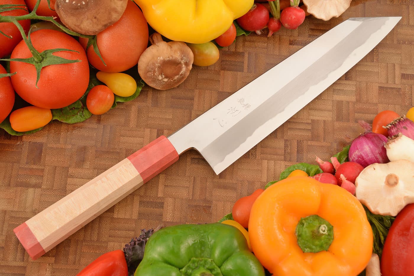 Kiritsuke Gyuto Chef's Knife 8-7/8 in. (225mm) Aogami 2 Carbon San Mai - image 1