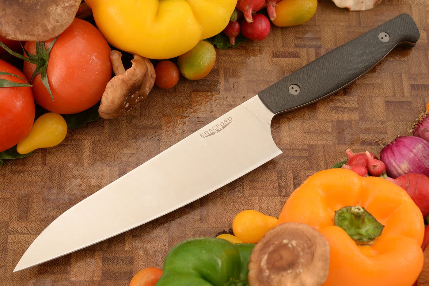 Chef's Knife with Microtextured Carbon Fiber Handle and MagnaCut Blade (7.75 in.) - image 1