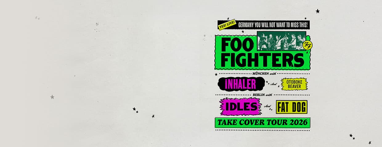 Foo Fighters - TAKE COVER TOUR 2026 - image 1