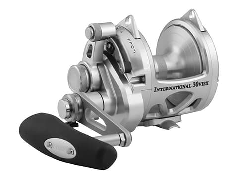 Penn International VISX 2-Speed Lever Drag Reel Model INT16VISXS Silver - image 1