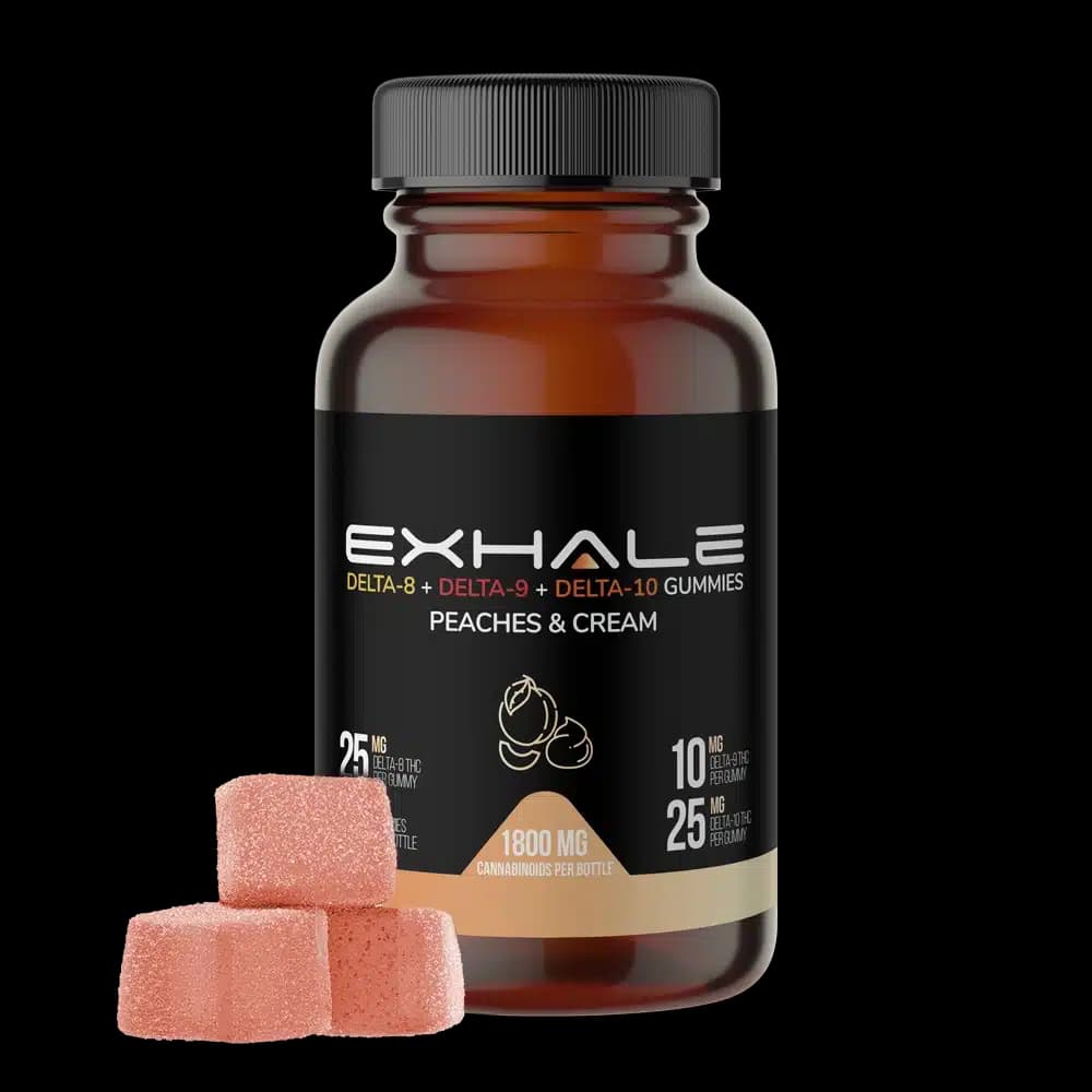 Delta-8-9-10 THC Gummies - Peaches & Cream - image 1