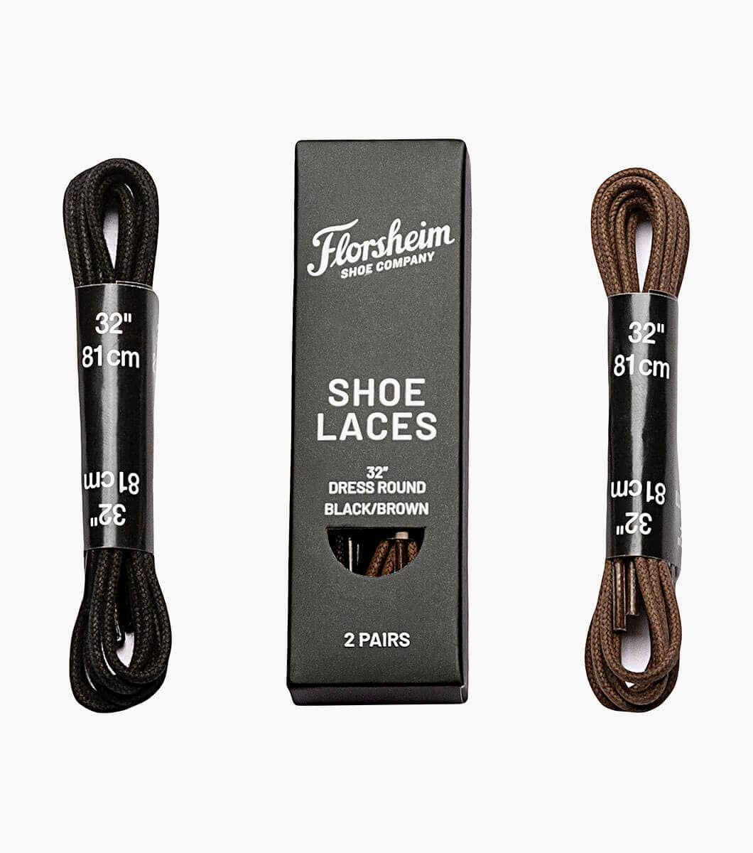 Shoe Laces Dress Round Black-Brown 32 - image 1