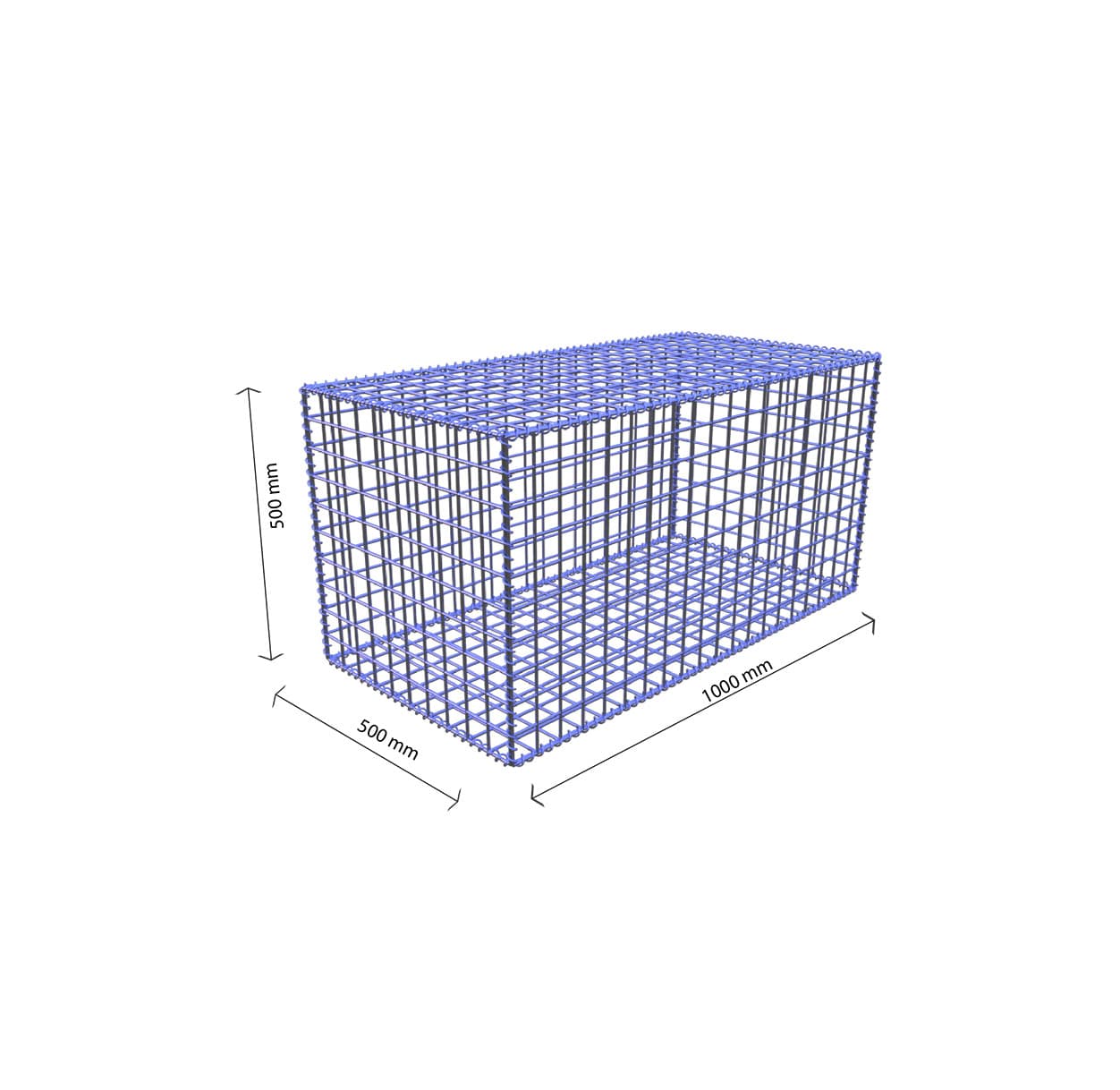 Gabion 1000 x 500 x 500 - image 1