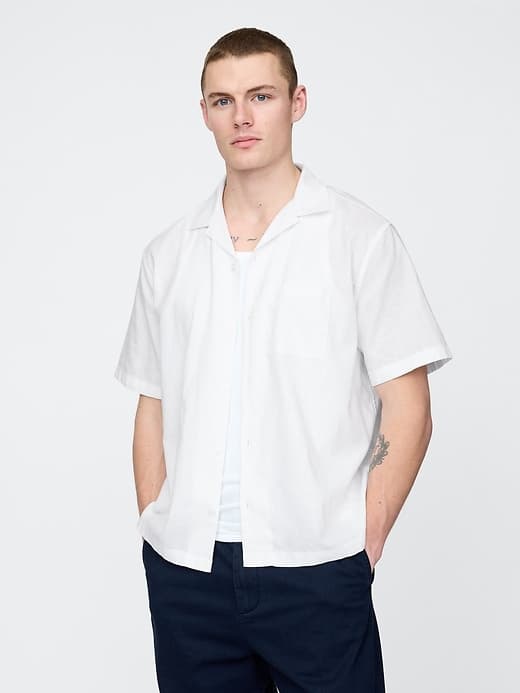 Linen-Cotton Shirt - image 1