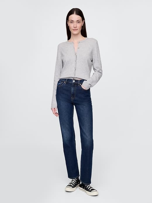 High Rise '90s Slim Straight Jeans - image 1