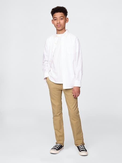 Kids Uniform Straight-Fit Stretch Khakis - image 1