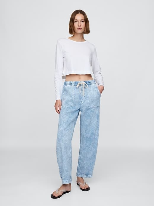 High Rise Easy Barrel Jeans - image 1