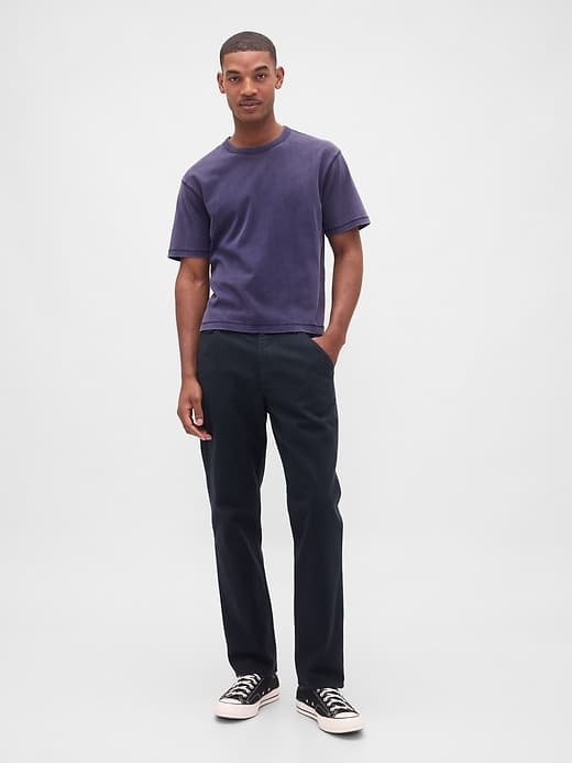 Relaxed Straight Utility Khakis - image 1